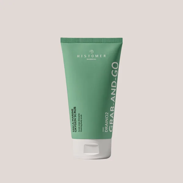Maca Marine Oxygen Scrub de Histomer, exfoliante corporal drenante