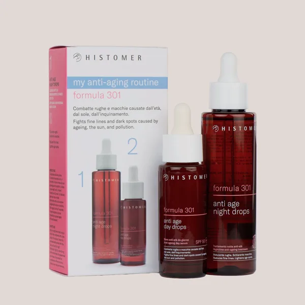 Kit Anti Age de Histomer, gotas de día y noche antiedad