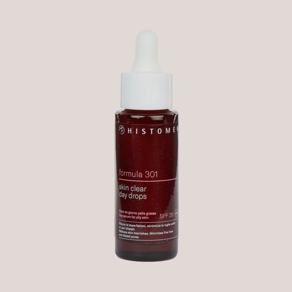 Skin Clear Day Drops SPF 20 de Histomer, gotas de día para piel grasa