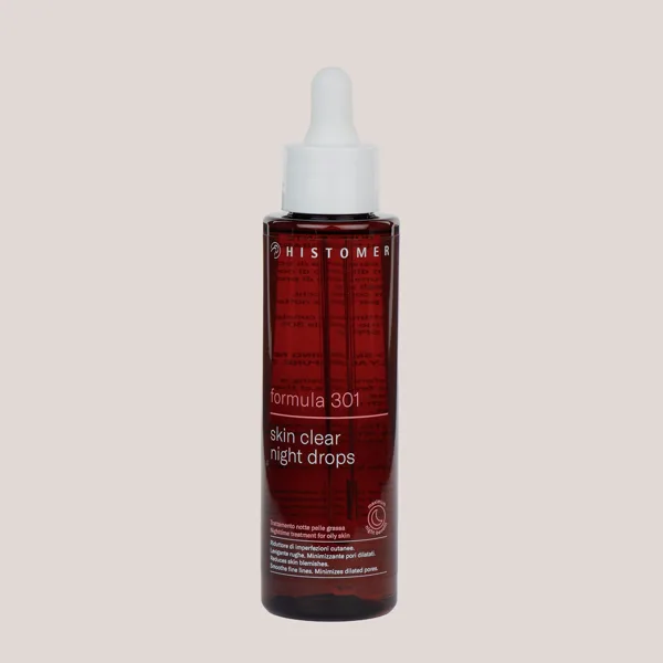 Skin Clear Night Drops de Histomer, tratamiento de noche para piel grasa