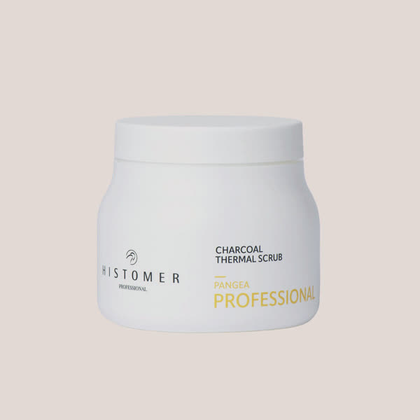 Charcoal Thermal Scrub de Histomer, exfoliante corporal detoxificante