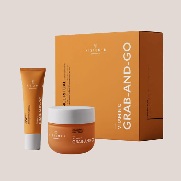 C-Radiance Ritual de Histomer, kit de crema y sérum con vitamina C para piel radiante